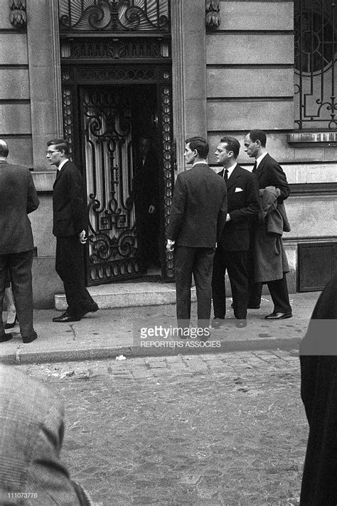 yves saint laurent at christian dior's funeral|ysl classic funeral.